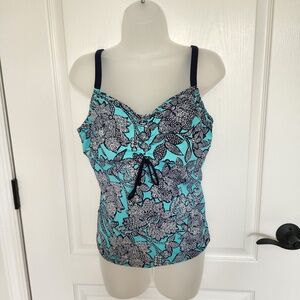 Lands' End underwire tankini 12DDD size